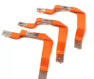 Tubo termorretr&aacute;ctil de PE naranja VO utilizado para la barra colectora de veh&iacute;culos New Energy