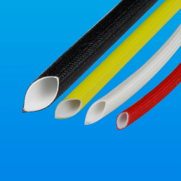 Funda de fibra de vidrio de caucho de silicona (caucho interior y fibra exterior) -SB-SRS-70