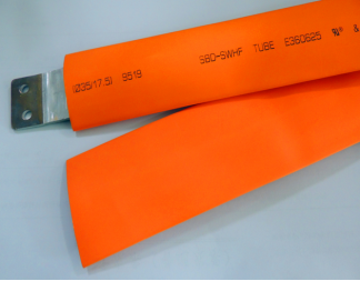 Tubo termorretr&aacute;ctil naranja retardante de llama V0 para veh&iacute;culos de nueva energ&iacute;a-SBD-SWHF-EV